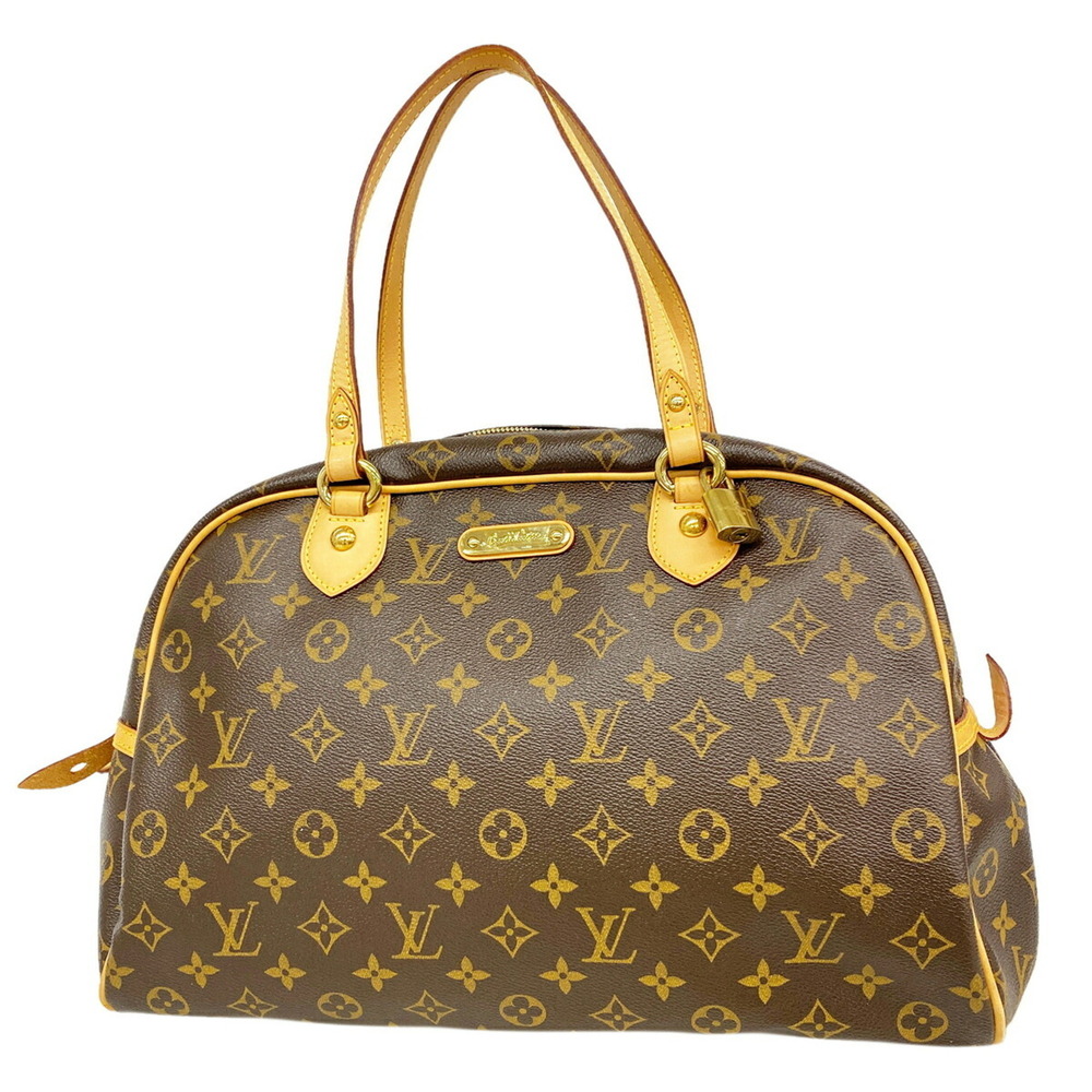 Louis Vuitton Monogram Montorgueil GM Tote Bag M95566 Brown (Women's)
